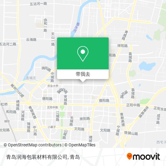 青岛润海包装材料有限公司地图