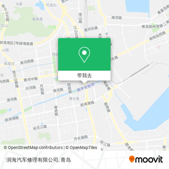 润海汽车修理有限公司地图
