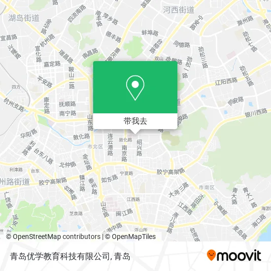 青岛优学教育科技有限公司地图