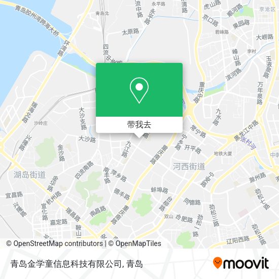 青岛金学童信息科技有限公司地图