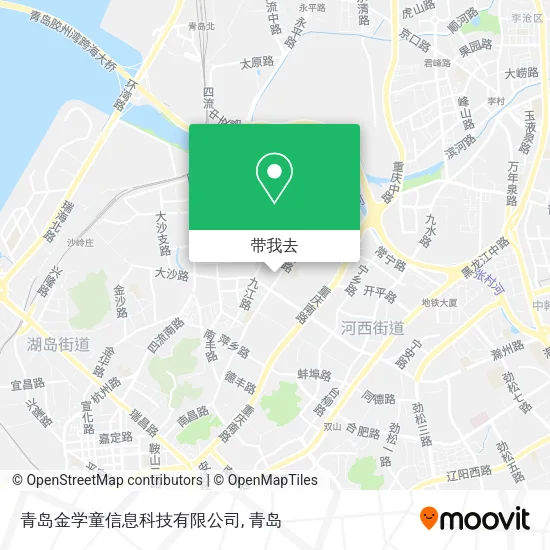 青岛金学童信息科技有限公司地图
