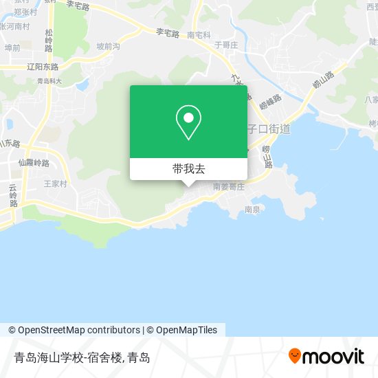 青岛海山学校-宿舍楼地图