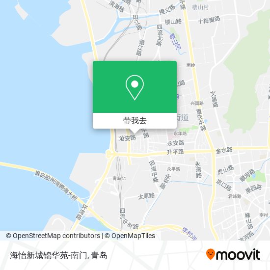 海怡新城锦华苑-南门地图