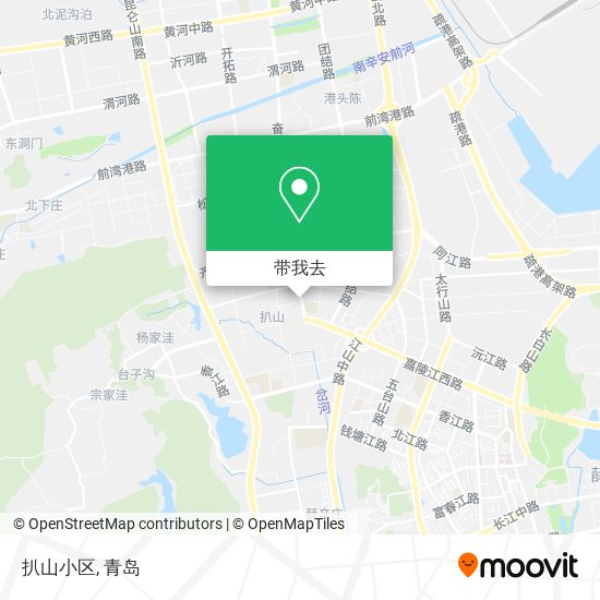 扒山小区地图