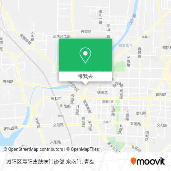 城阳区晨阳皮肤病门诊部-东南门地图