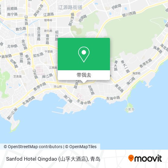 Sanfod Hotel Qingdao (山孚大酒店)地图