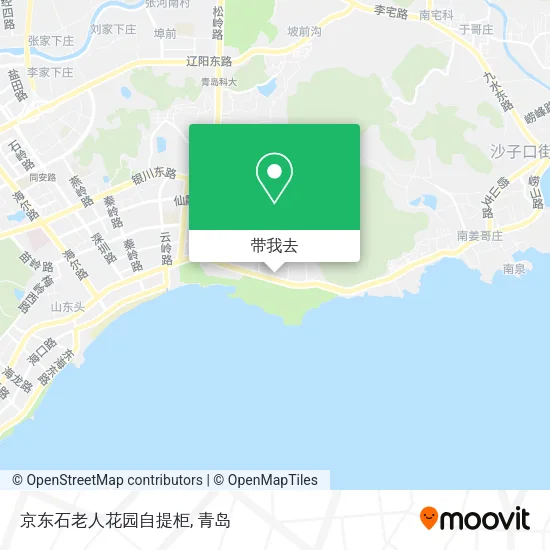 京东石老人花园自提柜地图