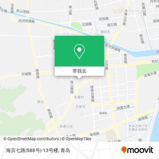 海滨七路|588号|-13号楼地图