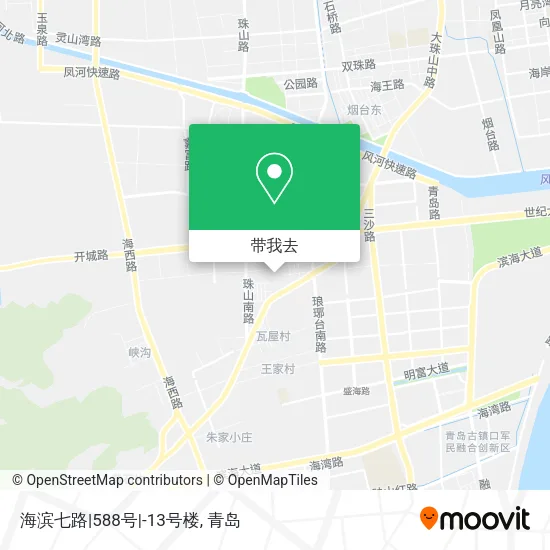 海滨七路|588号|-13号楼地图