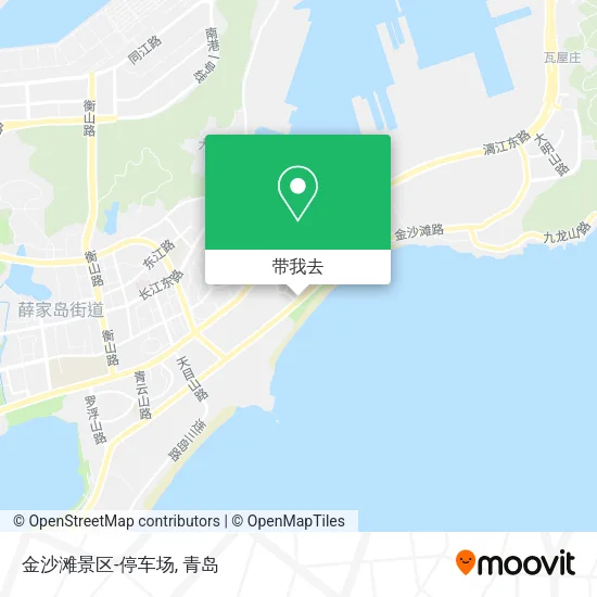 金沙滩景区-停车场地图