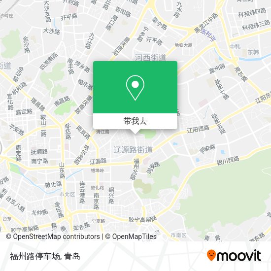 福州路停车场地图
