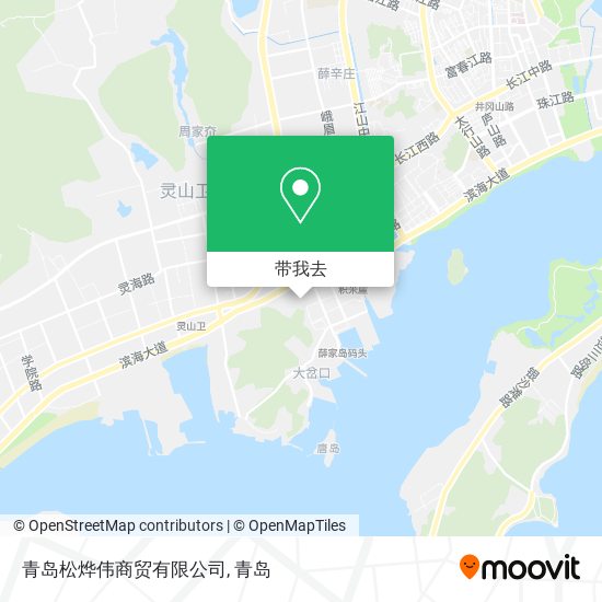 青岛松烨伟商贸有限公司地图