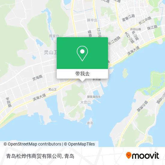 青岛松烨伟商贸有限公司地图