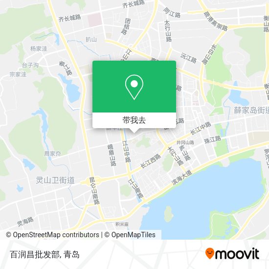 百润昌批发部地图