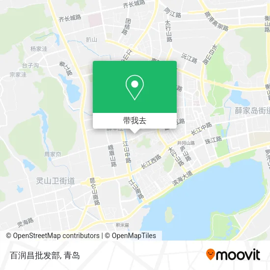 百润昌批发部地图