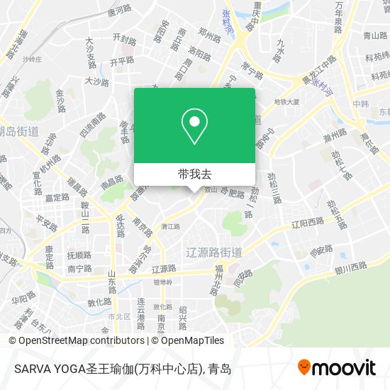 SARVA YOGA圣王瑜伽(万科中心店)地图