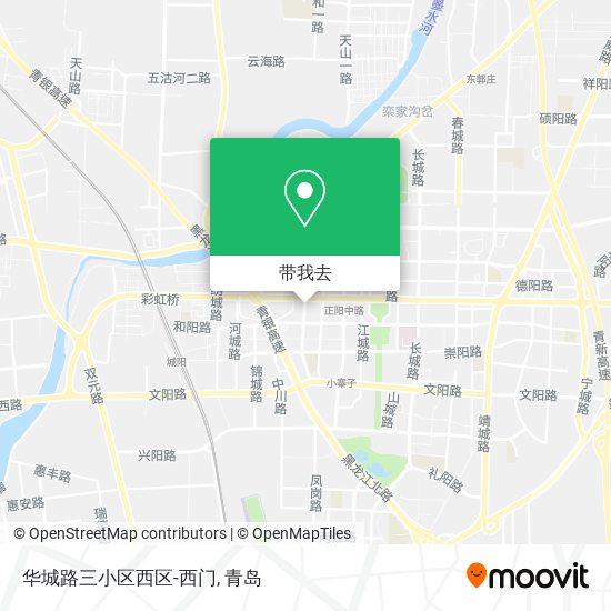 华城路三小区西区-西门地图