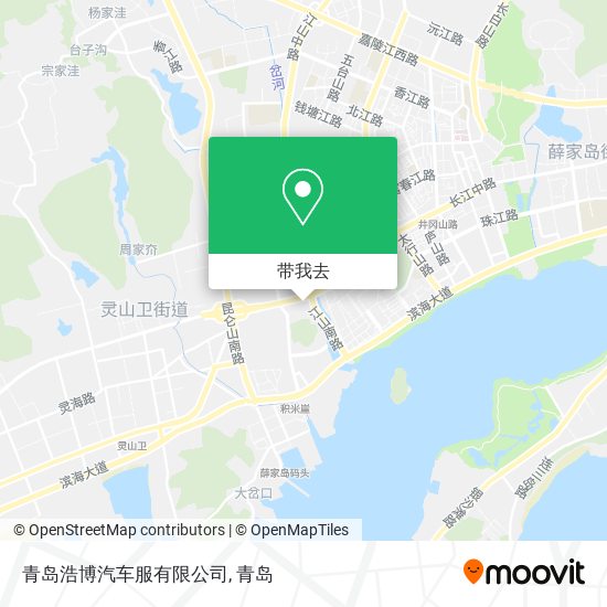 青岛浩博汽车服有限公司地图