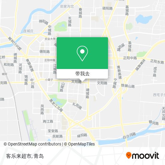 客乐来超市地图