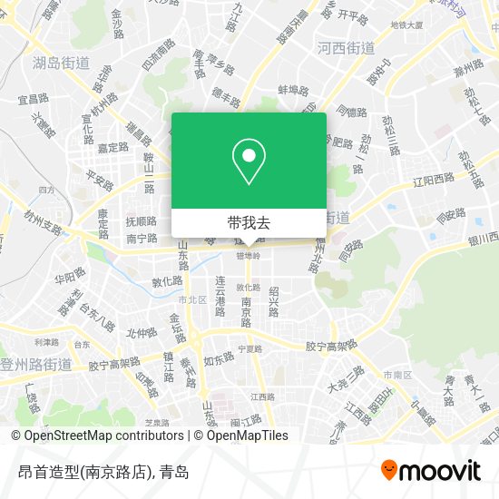 昂首造型(南京路店)地图