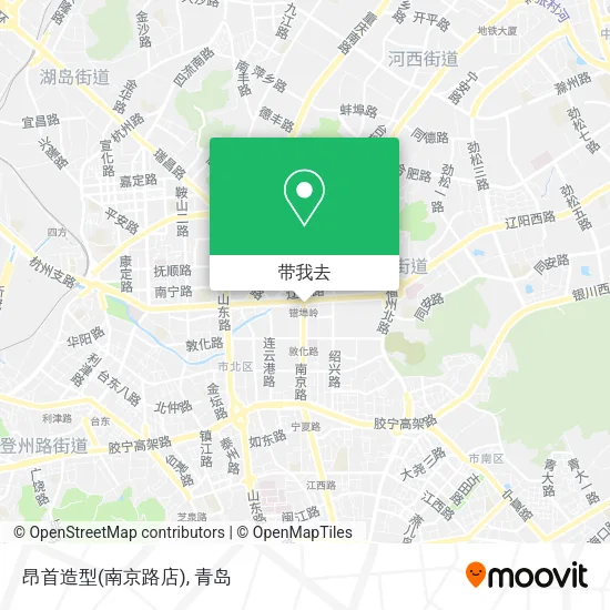 昂首造型(南京路店)地图