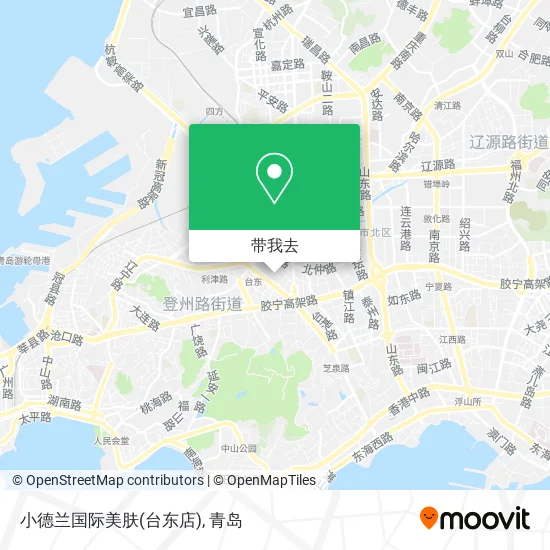 小德兰国际美肤(台东店)地图