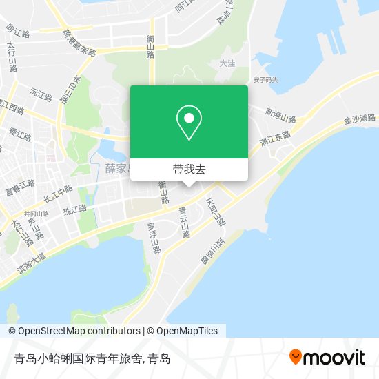 青岛小蛤蜊国际青年旅舍地图