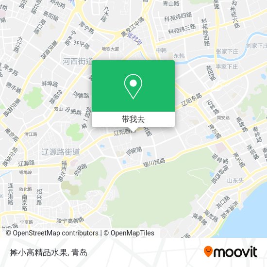 摊小高精品水果地图