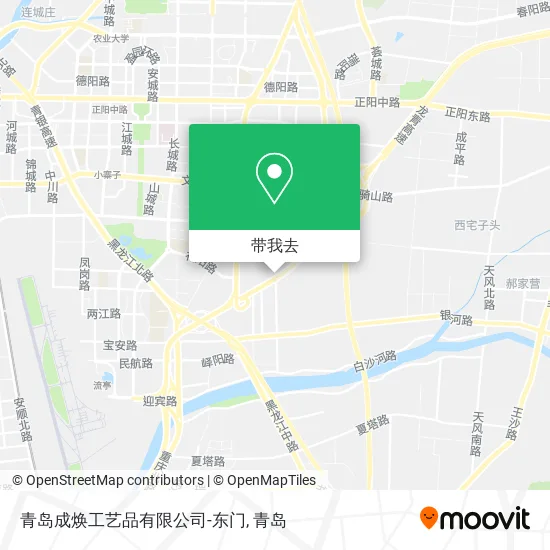 青岛成焕工艺品有限公司-东门地图