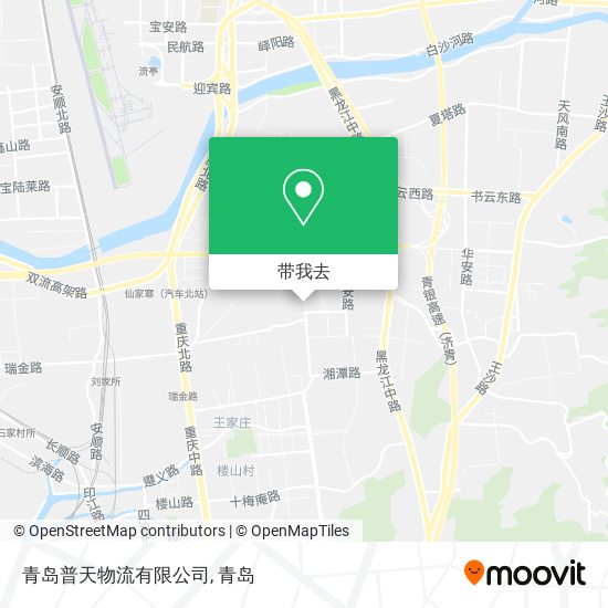 青岛普天物流有限公司地图