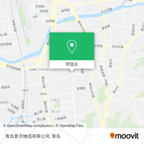 青岛普天物流有限公司地图