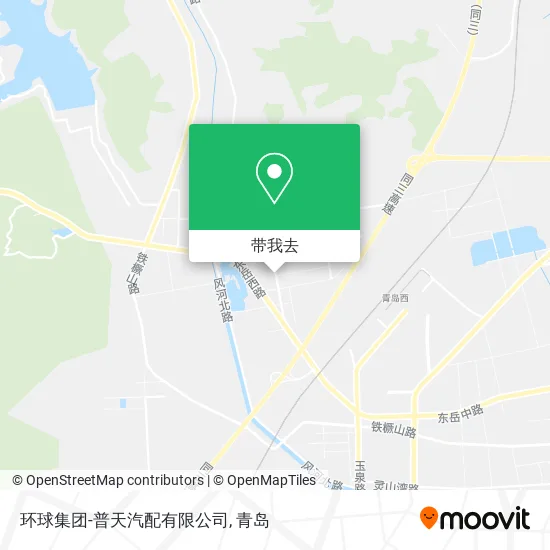 环球集团-普天汽配有限公司地图