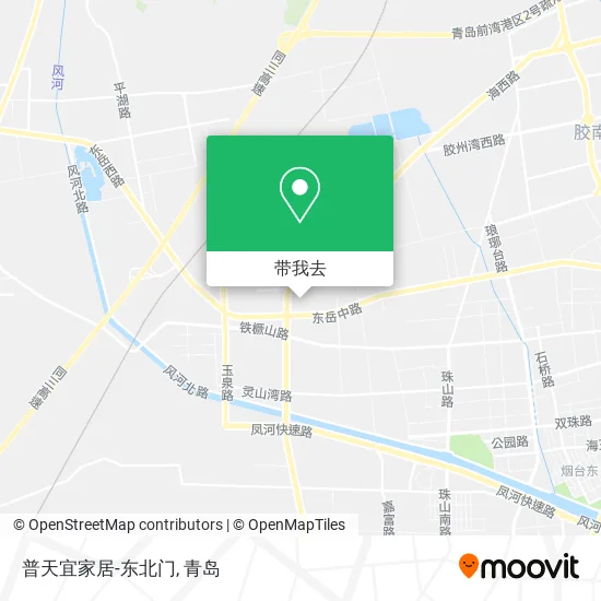 普天宜家居-东北门地图