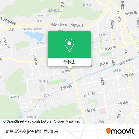 青岛雪河商贸有限公司地图