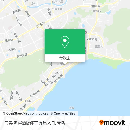尚美·海岸酒店停车场-出入口地图