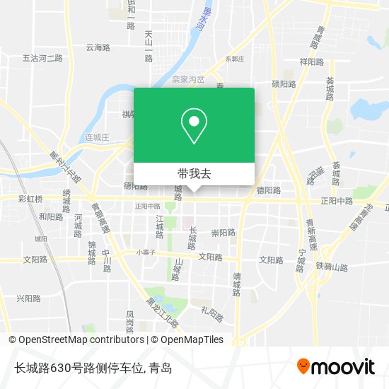 长城路630号路侧停车位地图