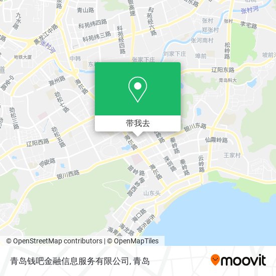 青岛钱吧金融信息服务有限公司地图