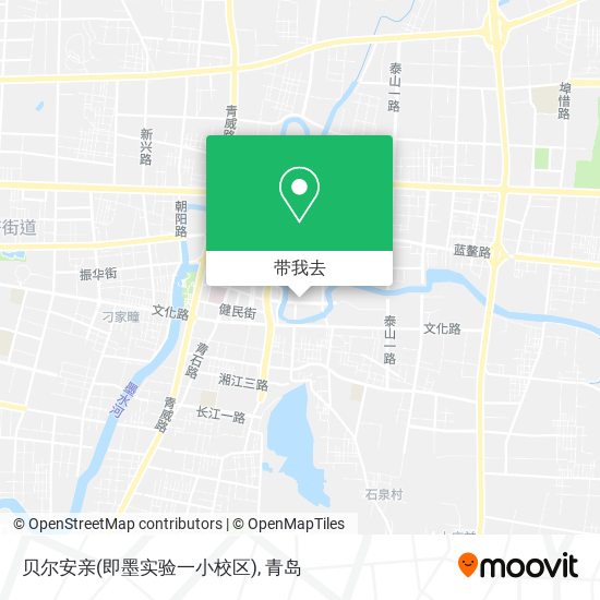 贝尔安亲(即墨实验一小校区)地图