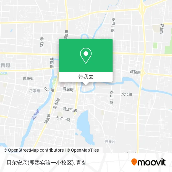 贝尔安亲(即墨实验一小校区)地图