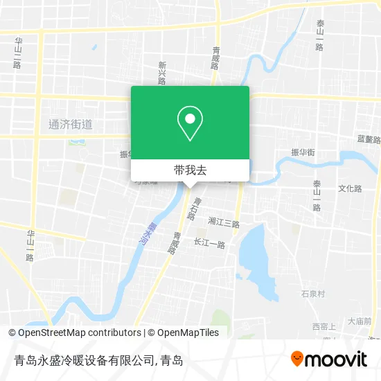 青岛永盛冷暖设备有限公司地图