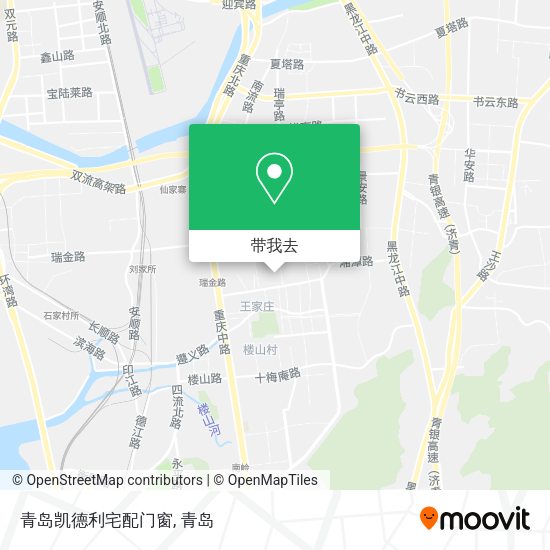 青岛凯德利宅配门窗地图