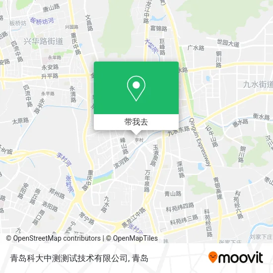 青岛科大中测测试技术有限公司地图