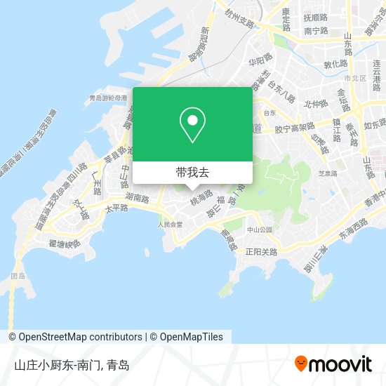 山庄小厨东-南门地图