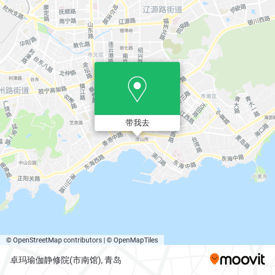 卓玛瑜伽静修院(市南馆)地图