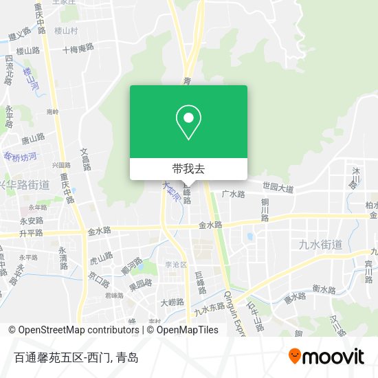 百通馨苑五区-西门地图