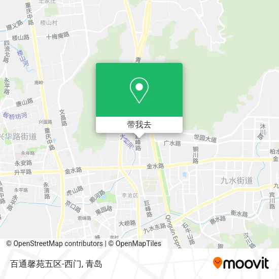 百通馨苑五区-西门地图