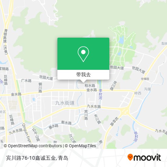 宾川路76-10鑫诚五金地图