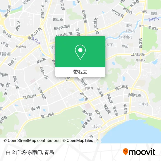白金广场-东南门地图
