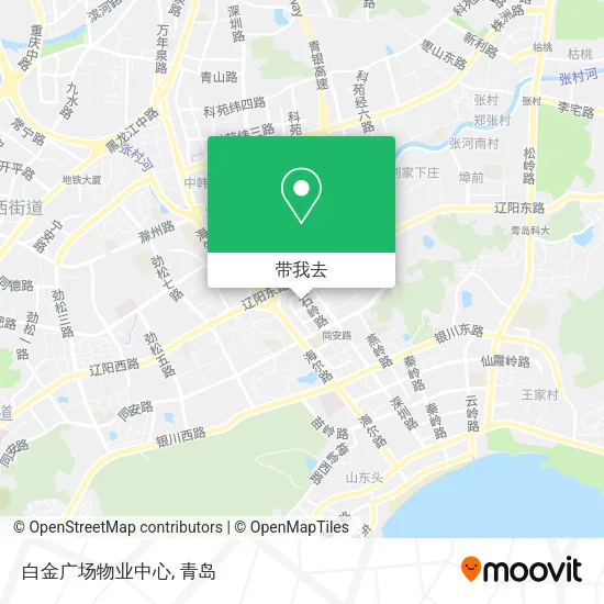 白金广场物业中心地图