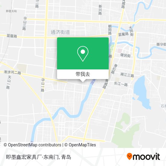 即墨鑫宏家具厂-东南门地图